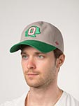 Бейсболка AMERICAN NEEDLE арт. SMU715A-OAO Oakland Oaks New Timer Slouch MILB (серый / зеленый)
